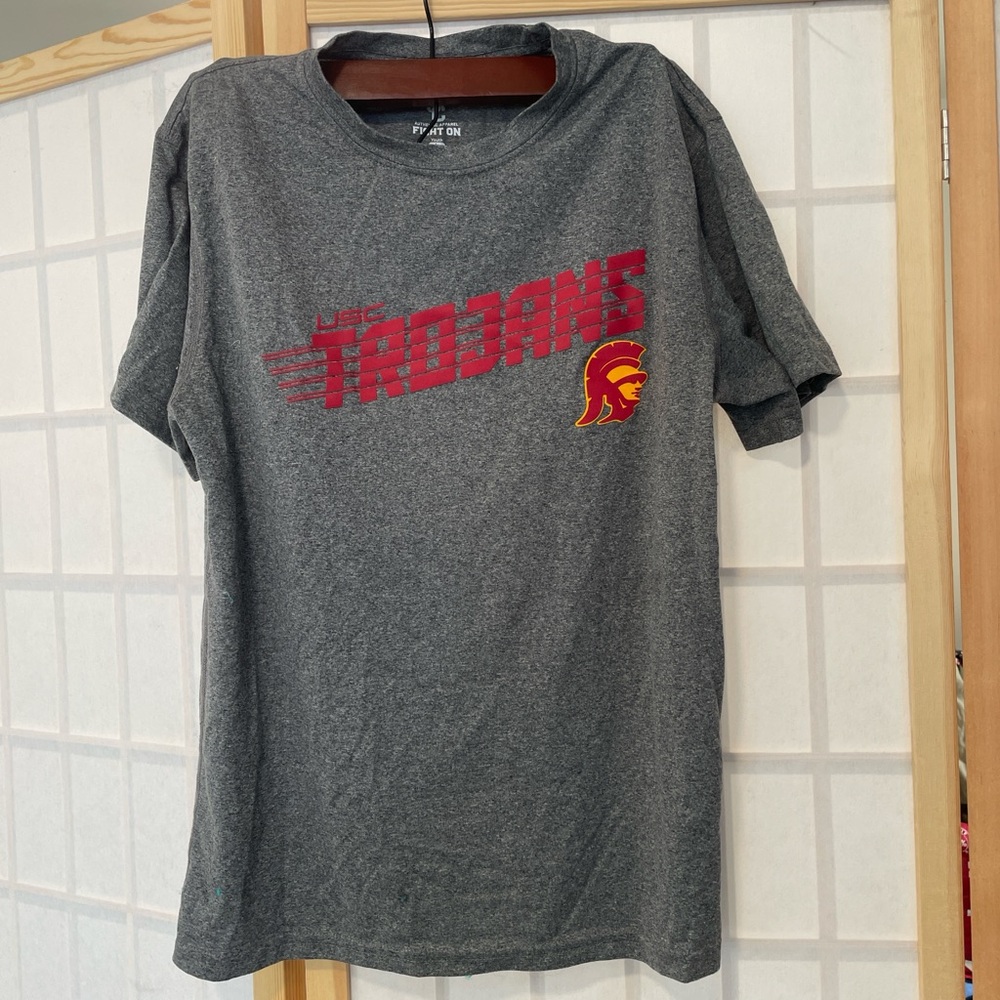 Gray USC Trojans T-Shirt